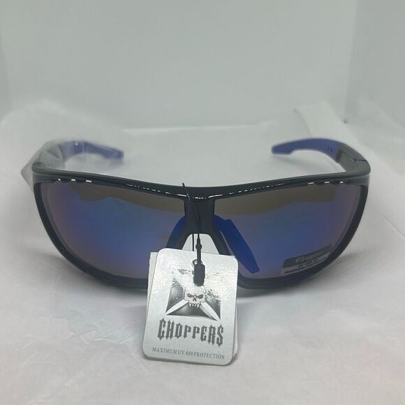 Choppers CP6768 Biker Sunglasses – UV400 Protection | Wrap Oval Design - Picture 3 of 3